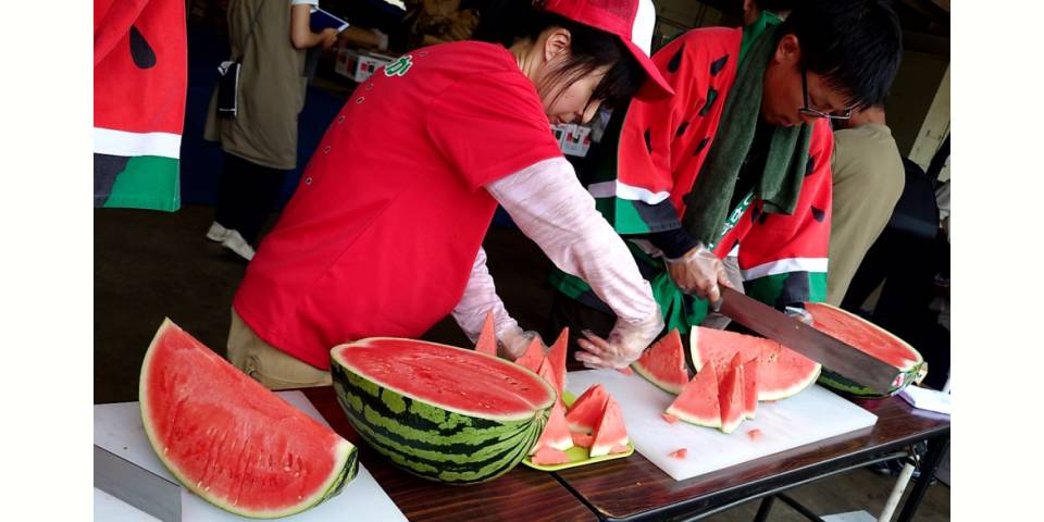 阿武の旬！福賀すいか出発式！