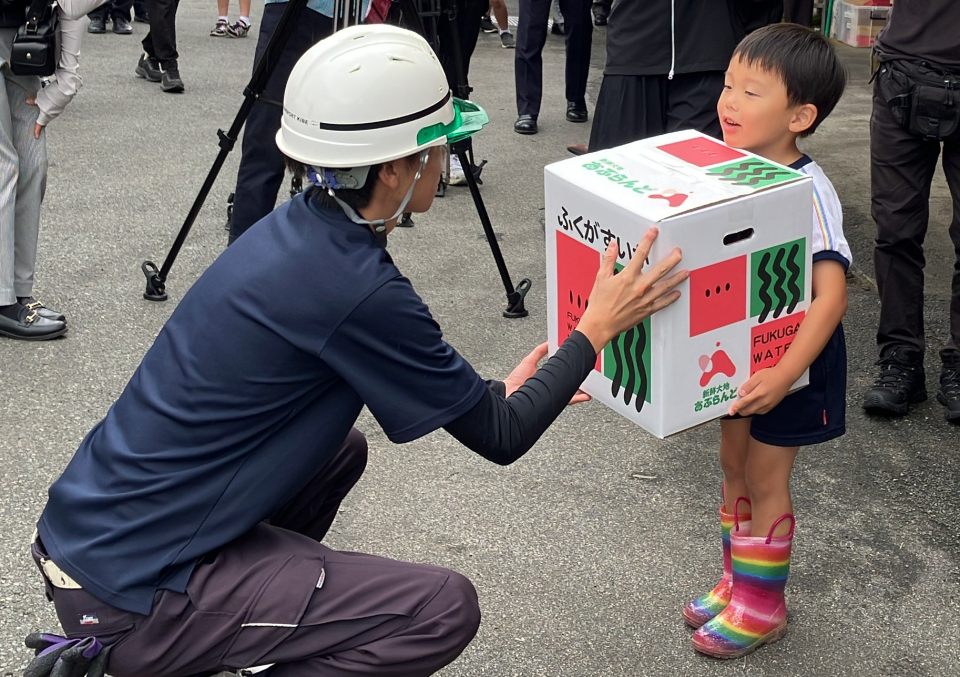 阿武の旬！福賀すいか出発式！ 写真4
